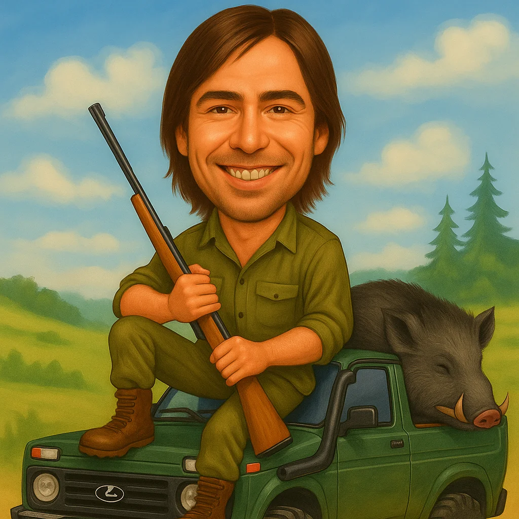 Карикатура за ловец